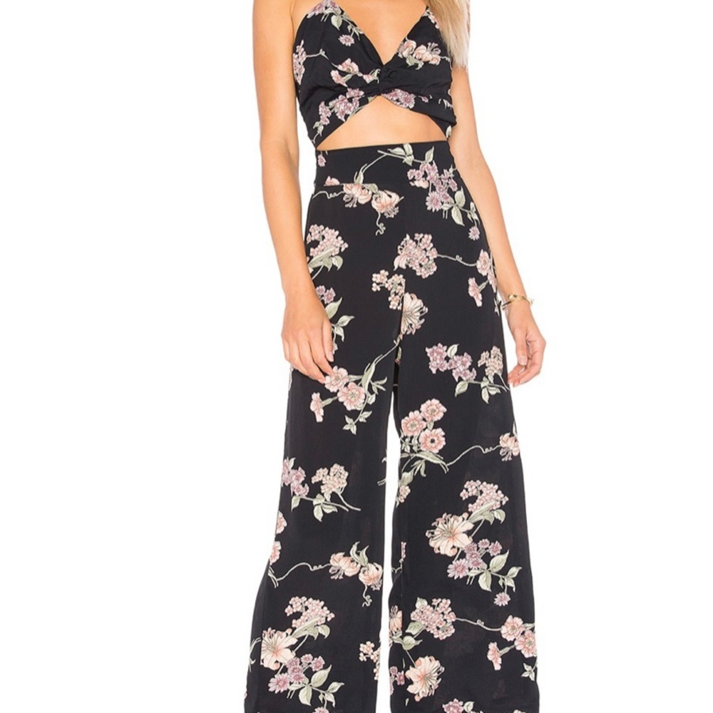 Flynn Skye Emily Jumper in Black Botanical